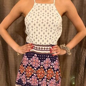 Floral/ tribal print dress